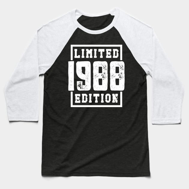 1988 Limited Edition Baseball T-Shirt by colorsplash